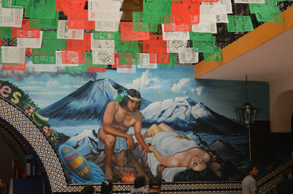 The Aztec Legend of Iztaccíhuatl–Popocatépetl